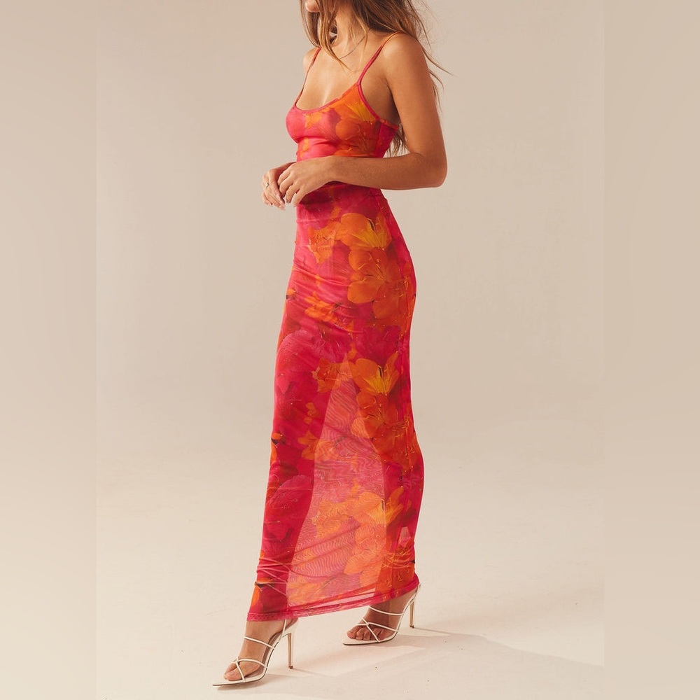 Peppermayo Exclusive - Love On The Run Maxi Dress - Floral Sun